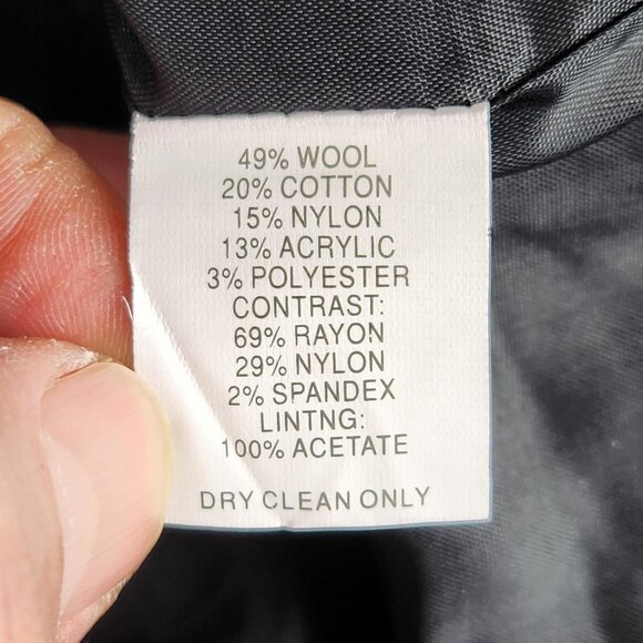 Trina Turk Skirt Womens 8 Black Colorful Tweed Boucle Wool Blend Pencil Lined - Picture 11 of 12